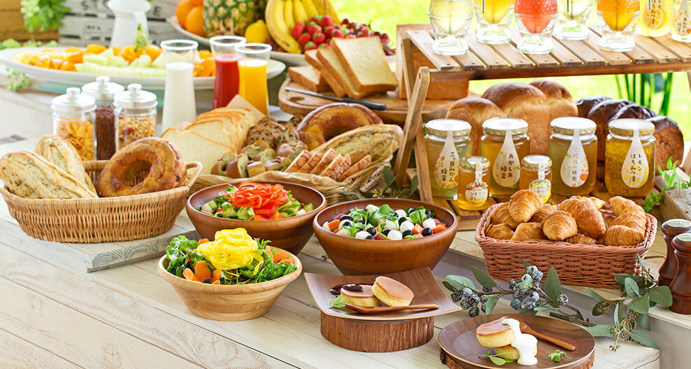 朝食バイキング