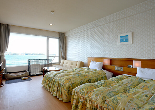 ペットツインルーム(洋室･内風呂あり)